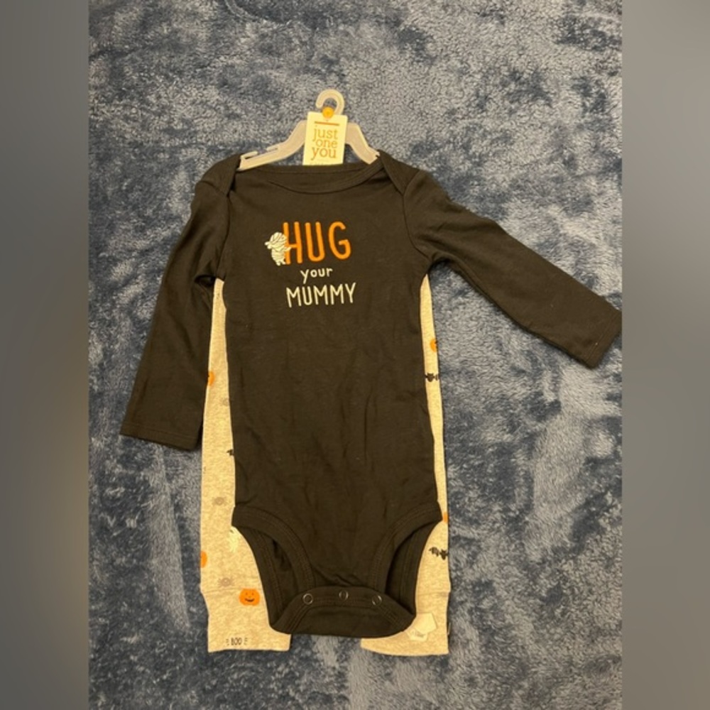 NWT Just One You Halloween Long Sleeve and Pants Set Size 12 Months